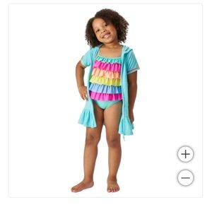 NWT Blue Flapdoodles Kids' 2-piece Swim Set